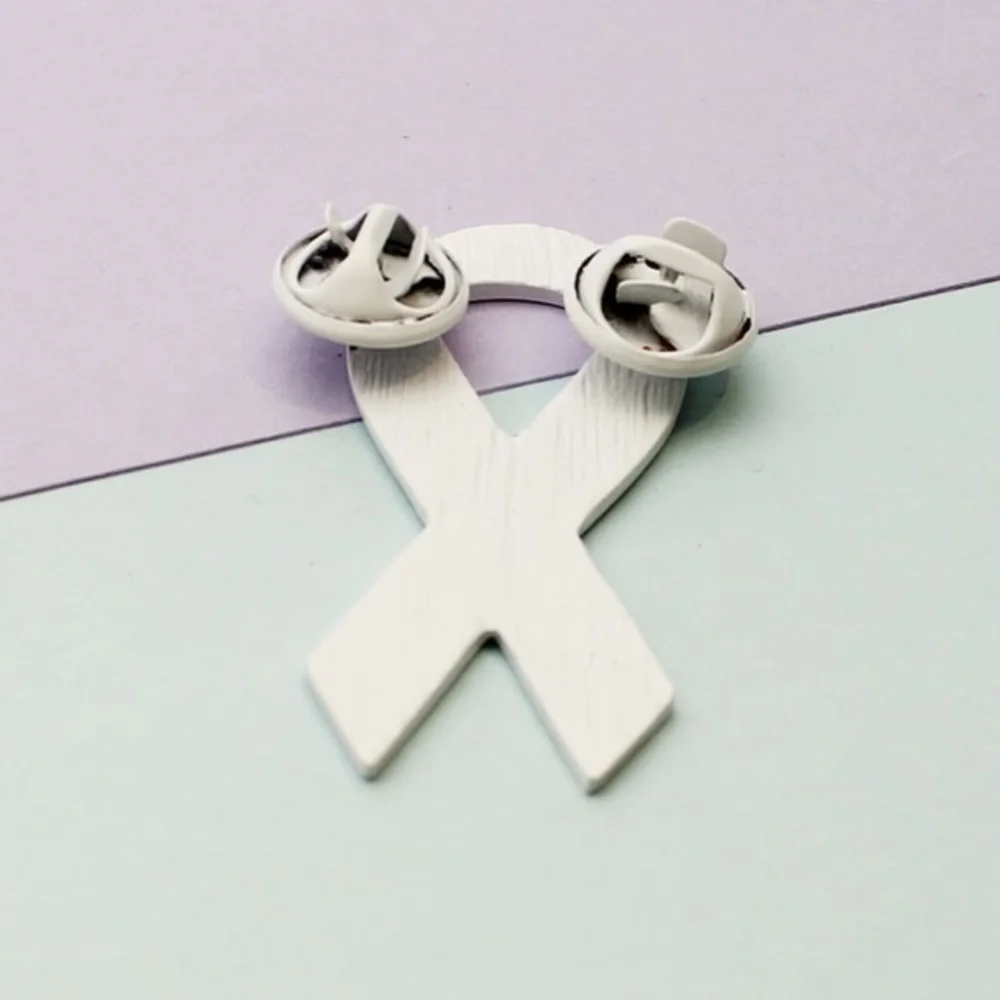 Cat Dog Rescue Multicolor Paw Ribbon Pin Brooch - Picture 3 of 4